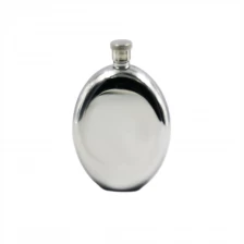 China Traditional design Stainless steel round Small hip flask EB-FH001 manufacturer