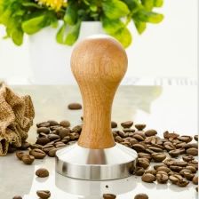 China Wooden handle coffee tamper manufacturer