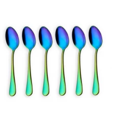 China bar spoon manufacturer china Stainless Steel Ice Cream Spoon in china Stainless Steel rainbow spoon supplier china manufacturer