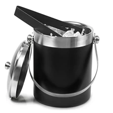 China lid ice bucket stainless steel spraying dust ice bucket manufacturer