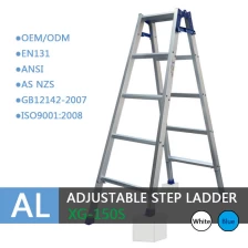 China Xingon aluminum double use 2-way extension/adjustable step ladder with EN131 manufacturer