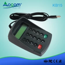 China KB15 LCD programável RS232 PinPad numérico personalizado de 15 teclas fabricante