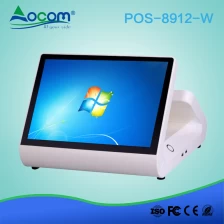China (POS-8912)12" Touch Dual screen Tablet Windows pos terminal manufacturer