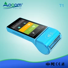 China (POS-T1)EMV PCI Certificates Handheld  Android POS Terminal with Printer manufacturer