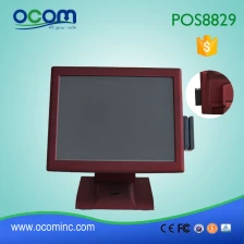 China 15 polegadas All-in-one máquina POS, leitor de cartão magnético, display cliente LCD, wi-fi opcional fabricante