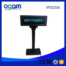 porcelana Línea 2 VFD controlador de pantalla de visualización disponible del cliente para el sistema de punto de venta fabricante