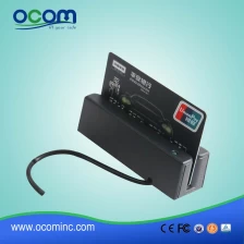 China CR1300 3 Track USB mini leitor de cartão magnético para o projeto da Tailândia fabricante