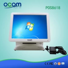 الصين رخيصة نقاط البيع الشاشات التي تعمل باللمس الكمبيوتر الكل في واحد (POS8618) الصانع