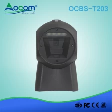 China Desktop Supermarket 2D 1D USB QR Code Auto Barcode Scanner manufacturer