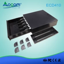 China ECD-410B POS Systems USB Countertop 410mm Metal Cash Drawer manufacturer