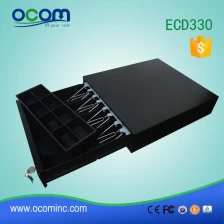 China ECD330 Small Metal Cash Drawer 4 adjustable Bill holders and 8 removable Coin holders manufacturer