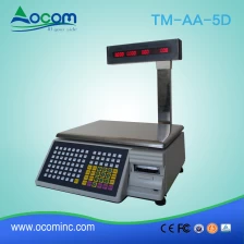 China LAN port 30kg digital scale with barcode label printing manufacturer