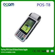 الصين High quality handheld mobile android POS terminal machine (POS-T8) الصانع