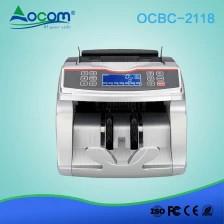 中国 OCBC-2118液晶屏多货币自动货币计数器与假钞票探测器钱计数机 制造商