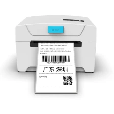 porcelana OCBP-013 High speed 203dpi barcode label printer shipping mark thermal sticker printer with label roll stand fabricante