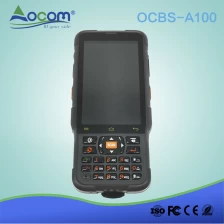 China OCBS-A100 New wearable touch screen laser 2D handheld pda barcode scanner android manufacturer