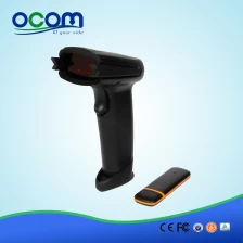 الصين OCBS-W600 2.4G اللاسلكية 1D صغير ماسح الباركود مع الذاكرة الصانع