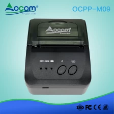 China OCPP-M09 wireless mobile mini portable 58mm bluetooth thermal printer android manufacturer