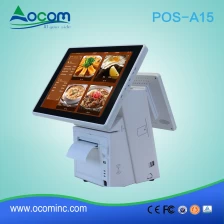 China POS-A15---China factory made 15.6" all in one  pos computer with thermal printer manufacturer