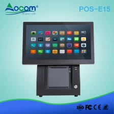 China POS E15.6 15 inch Android tablet with Built-in printer POS Terminal manufacturer