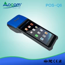 China POS-Q5/Q6 2GB RAM touch screen portable 4g gprs nfc android pos terminal with printer manufacturer
