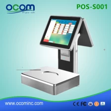 Cina POS-S001-Nuovo modello tutto in un touch screen Bilancia POS con stampante termica produttore