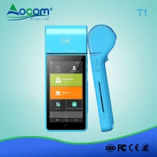 China POS -T1 Android portátil POS terminal inteligente New8210 com 2 psam Slots fabricante