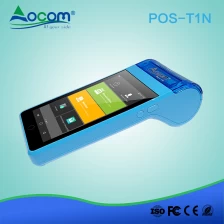 China POS-T1N 4G wifi restaurant smart android handheld POS terminal with 58mm thermal printer manufacturer