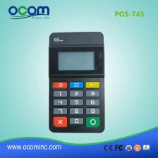 porcelana Máquina de deslizar tarjetas de crédito PCI POS-T45-EMV con teclado y pantalla fabricante
