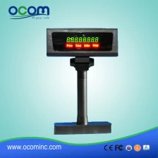 China POS led 7 segment display customer display pole manufacturer