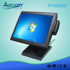 China POS8829T 15" framless i-button touch all in one pos cash register manufacturer