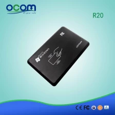 China R20 Mini USB serial Mifare ISO 14443A 13.56 mhz 125 K leitor de cartão RFID fabricante