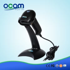 China Rugged Auto Sense Laser Barcode Scanner With Stand manufacturer