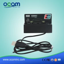 China Small usb magnetic stripe card reader CR1300 fabrikant