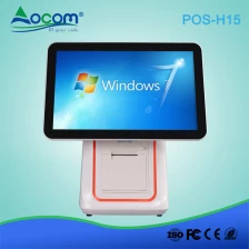 China Windows 10 Retail Pos-Systemkasse Windows Android Pos-Terminal mit Drucker Hersteller