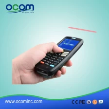 China Wireless mobile GPRS RFID pda barcode scanner wifi (OCBS-D6000) manufacturer