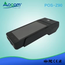 China Z90 4G NFC smart card reader rugged handheld android pos terminal with printer manufacturer