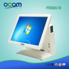 China supermarket electronic touch screen POS cash register machine for sale (POS8618) manufacturer