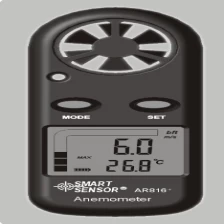 China AR816 Pocket Digitale Anemometer fabrikant