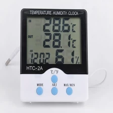 China HTC-2A  Clock Temperature Hygrometer manufacturer