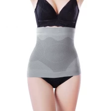 China Tourmaline Bamboo Fabric Waist Training Belts Factory manufacturer
