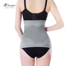 China Tourmaline Bamboo Fabric Waist Training Belts Wholesales manufacturer