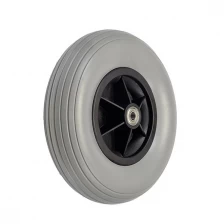 China Black Mag Wheel, Black Mag Wheel with Solid Tire, Cart Tire Wheel, Custom wire wheel manufacturer