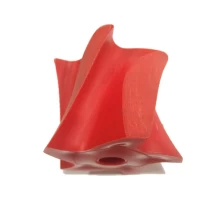 中国 PUは赤五角形ホイールシリンダローラー中国アモイポリウレタンエラストマーPUサプライヤーを剃っ沸騰水ライン メーカー