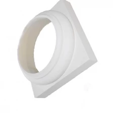 porcelana China fabricante balaustrada de poliuretano cubiertas blanco poste de la cerca iluminado tapas fabricante
