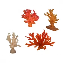 China Chinese polyurethaan onderdelen maker polyurethaan PU simulatie koraal sieraden weken in water koralen fabrikant