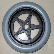 China Chinesischen Polyurethan-Lieferanten-Spaziergänger Reifen hochwertigen Buggy Reifen Antirollgepäckwagen-Reifen Hersteller