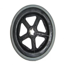 China Os fornecedores chineses de anti rolamento pneus de espuma de poliuretano PU segurança pneus da cadeira de rodas andador pneu fabricante