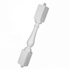 porcelana barandas de construcción de la PU de encargo decorativos de poliuretano, barandillas, pasamanos de madera Continental PU fabricante