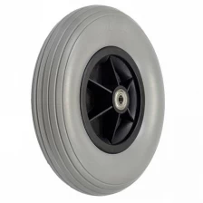 中国 Free polyurethane solid tire PU trolley tire wear-resistant anti-stick PU tires 制造商